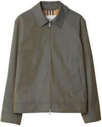 Burberry - Cotton Harrington Jacket - Lyst