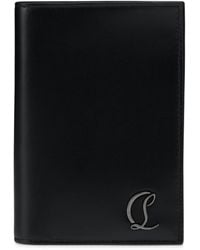 Christian Louboutin - Mooncrest Leather Passport Holder - Lyst