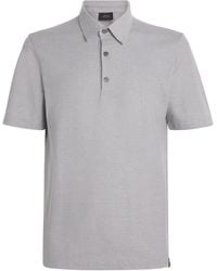 Brioni - Cotton Piqué Polo Shirt - Lyst