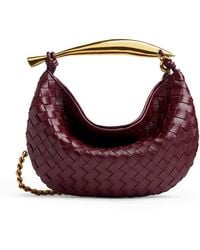 Bottega Veneta - Small Leather Sardine Chain Top-Handle Bag - Lyst