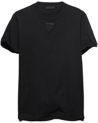 Prada - Cotton Shapeable T-Shirt - Lyst