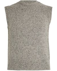 Ami Paris - Wool-blend Sweater Vest - Lyst