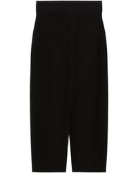 Marina Rinaldi - Knitted Straight Trousers - Lyst