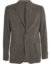 Giorgio Armani - Silk-Blend Upton Blazer - Lyst