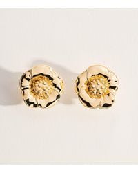 Carolina Herrera - Floral Clip-On Earrings - Lyst