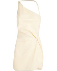 SIR. - Linen Asymmetric Aria Mini Dress - Lyst