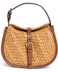 Etro - Raffia Pony Cross-Body Bag - Lyst