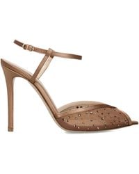 Andrea Wazen - Mesh Katy Glitz Pumps 105 - Lyst