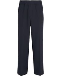 Sandro - Jersey Wide-Leg Trousers - Lyst