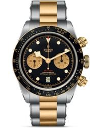 Tudor - Black Bay Chrono Stainless Steel And Yellow Gold Watch 41mm - Lyst