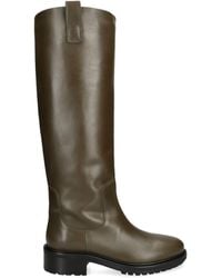 Aeyde - Leather Henry Knee-High Boots 45 - Lyst