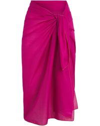 Eres - Cotton Voile Cabine Pareo - Lyst