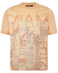 Zilli City Print T-shirt - Orange
