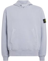 Stone Island - Organic Cotton Compass Hoodie - Lyst