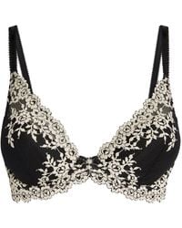 Wacoal - Embrace Lace Underwired Plunge Bra - Lyst