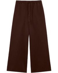 Loewe - X Paula' Ibiza Cotton Satin Drawstring Trousers - Lyst