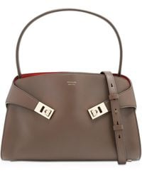 Ferragamo - Leather Hug Soft Shoulder Bag - Lyst