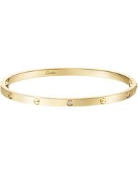 Cartier - Love Small 6-Diamond Bracelet - Lyst