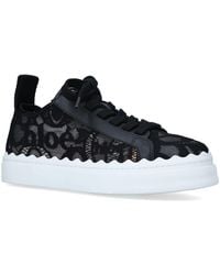 Chloé - Lace Lauren Sneakers - Lyst