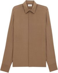Saint Laurent - Polka Dots Shirt - Lyst