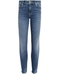 AllSaints - Organic Cotton-Blend Miller Push-Up Skinny Jeans - Lyst