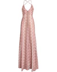 Missoni - Zigzag V-Neck Maxi Dress - Lyst