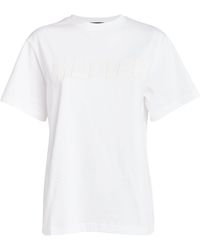 Mugler - Logo Print Oversized T-shirt - Lyst