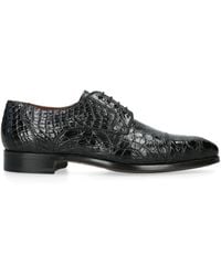 Magnanni - Crocodile Leather Oxford Shoes - Lyst