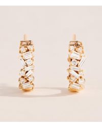 Suzanne Kalan - And Diamond Classic Fireworks Hoop Earrings - Lyst