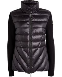 Moncler - Wool Down-filled Cardigan - Lyst