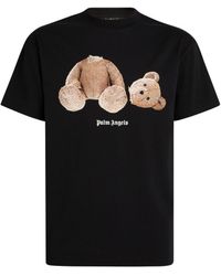 Palm Angels Teddy Bear Sweatpants in Black for Men | Lyst