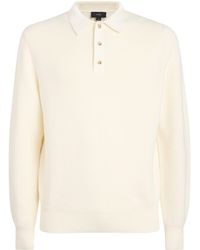 Vince - Cotton-Cashmere Heirloom Shaker Polo Sweater - Lyst
