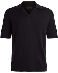 Rag & Bone - Silk-Cotton Conrad Polo Shirt - Lyst