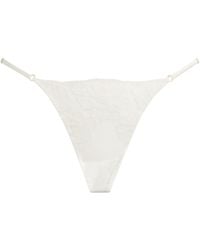Kiki de Montparnasse - Lace Fleurs Veloutées Thong - Lyst