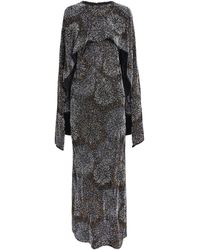 Rabanne - Sequinned Cape Gown - Lyst