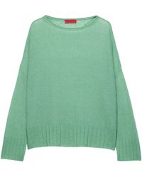 MAX&Co. - Wool-Blend Boat-Neck Sweater - Lyst