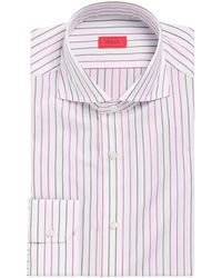 Isaia - Egyptian Cotton Stripe Shirt - Lyst