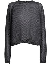 Herskind - Sheer Polka Dot Caterina Blouse - Lyst
