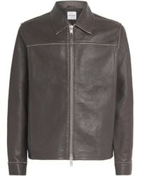 Samsøe & Samsøe - Leather Samilton Jacket - Lyst