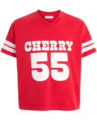 CHERRY LA - Appliqué Football Jersey T-Shirt - Lyst