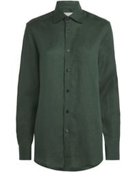 With Nothing Underneath - Linen The Boyfriend Shirt - Lyst