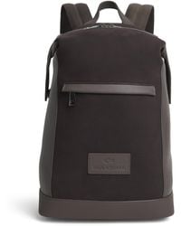 Paul & Shark - Suede-Leather Logo Backpack - Lyst