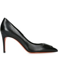 Santoni - Leather Sibille Pumps 85 - Lyst