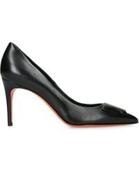Santoni - Leather Sibille Pumps 85 - Lyst