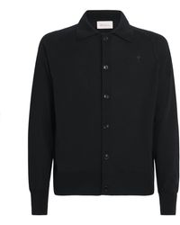Ami Paris - Wool Collared Quota Cardigan - Lyst