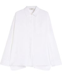 Max Mara - Linen Gala Shirt - Lyst