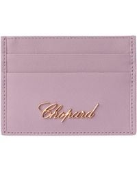 Chopard - Small Leather Classic Card Holder - Lyst