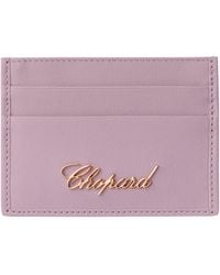 Chopard - Small Leather Classic Card Holder - Lyst
