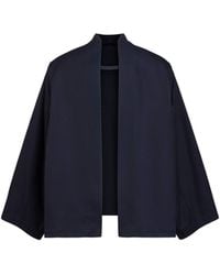 Alaïa - Cotton-Satin Reverse Jacket - Lyst