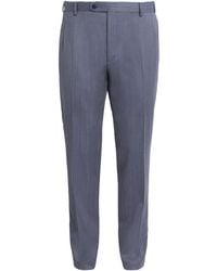 Brioni - Wool Journey Straight Trousers - Lyst